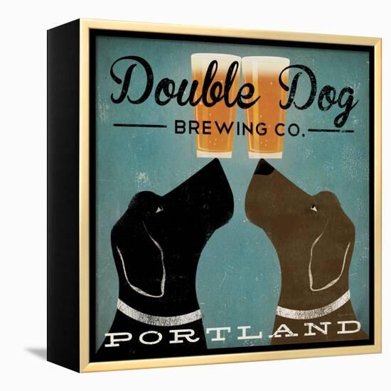 Double Dog Brewing Co.-Ryan Fowler-Framed Stretched Canvas