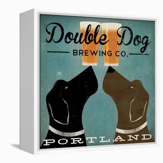 Double Dog Brewing Co.-Ryan Fowler-Framed Stretched Canvas