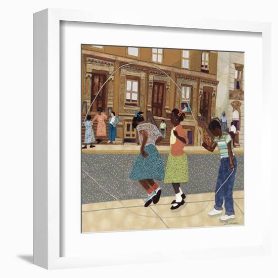 Double Dutch-Phyllis Stephens-Framed Art Print