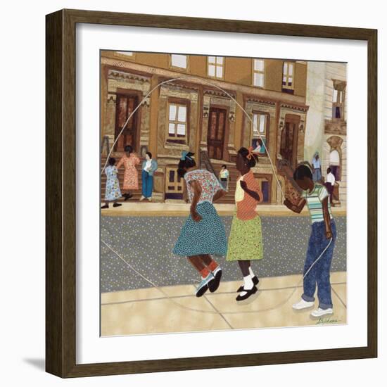 Double Dutch-Phyllis Stephens-Framed Art Print