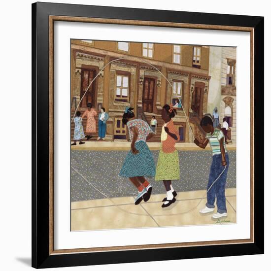 Double Dutch-Phyllis Stephens-Framed Art Print