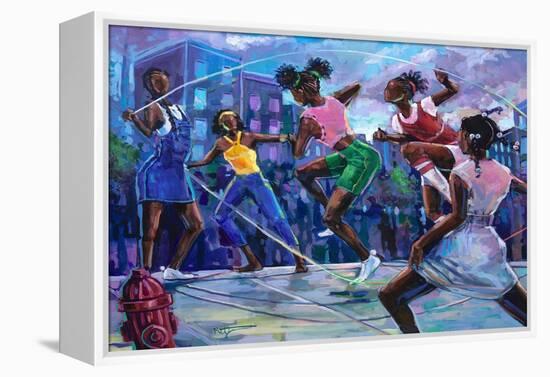 Double Dutch-Robert Jackson-Framed Stretched Canvas