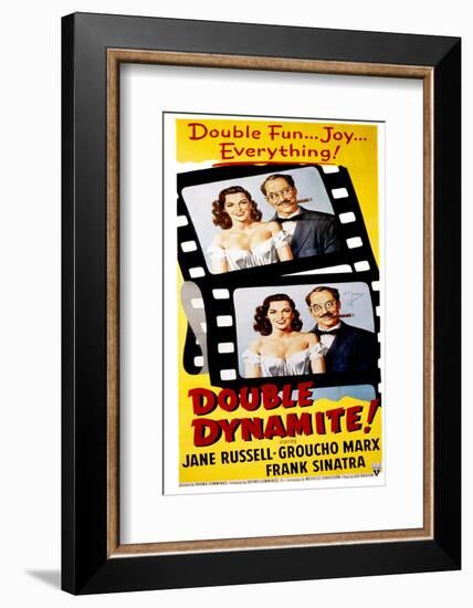 Double Dynamite, Jane Russell, Groucho Marx, 1951-null-Framed Photo