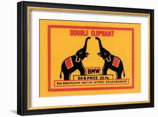 Double Elephant-null-Framed Art Print