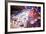 Double Exposure of Night Traffic Scene-victorn-Framed Photographic Print