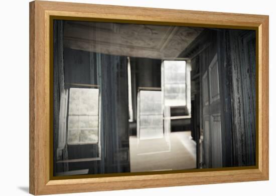 Double Exposure of Room Inside an Old Plantation Home in Charleston, SC-null-Framed Stretched Canvas