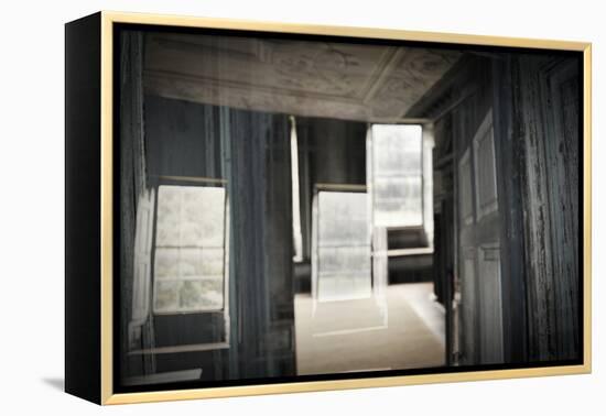 Double Exposure of Room Inside an Old Plantation Home in Charleston, SC-null-Framed Stretched Canvas