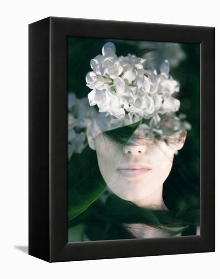 Double exposure portrait-Viktor Makhov-Framed Stretched Canvas