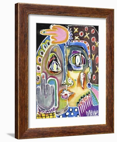 Double Fuck This Shit-Wyanne-Framed Giclee Print