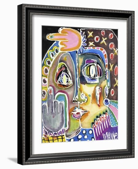 Double Fuck This Shit-Wyanne-Framed Giclee Print