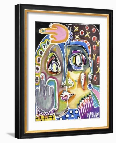 Double Fuck This Shit-Wyanne-Framed Giclee Print