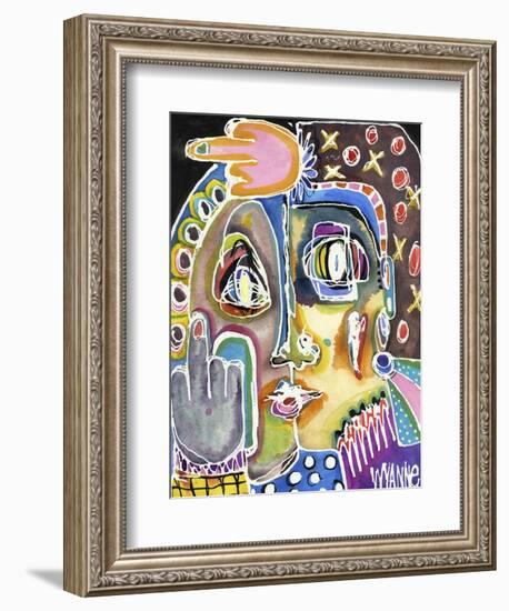 Double Fuck This Shit-Wyanne-Framed Giclee Print