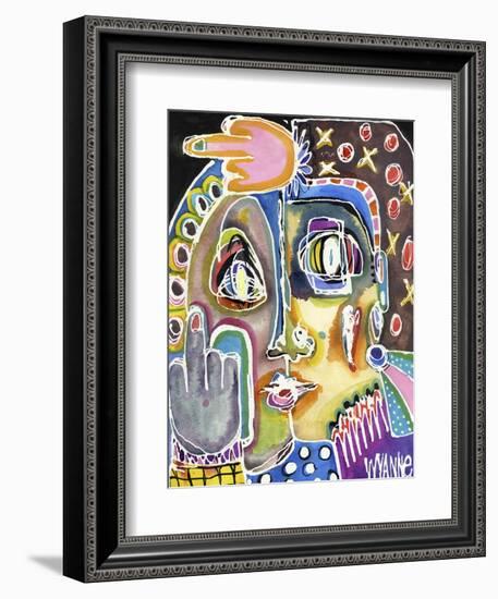Double Fuck This Shit-Wyanne-Framed Giclee Print