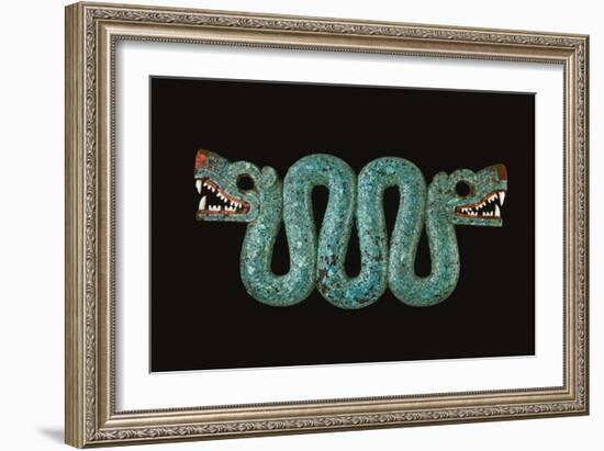 Double-Headed Serpent-null-Framed Art Print