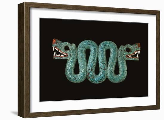 Double-Headed Serpent-null-Framed Art Print