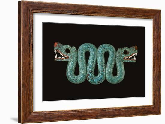 Double-Headed Serpent-null-Framed Art Print