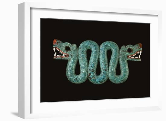 Double-Headed Serpent-null-Framed Art Print