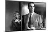 DOUBLE INDEMNITY, 1944 directed by BILLY WILDER Barbara Stanwyck and Fred McMurray (b/w photo)-null-Mounted Photo