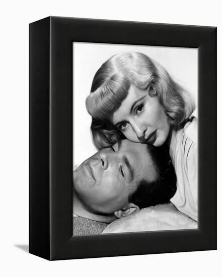 DOUBLE INDEMNITY, 1944 directed by BILLY WILDER Fred MacMurray and Barbara Stanwyck (b/w photo)-null-Framed Stretched Canvas