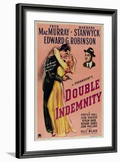 Double Indemnity, 1944, Directed by Billy Wilder-null-Framed Giclee Print