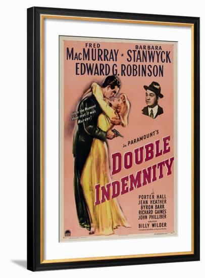 Double Indemnity, 1944, Directed by Billy Wilder-null-Framed Giclee Print