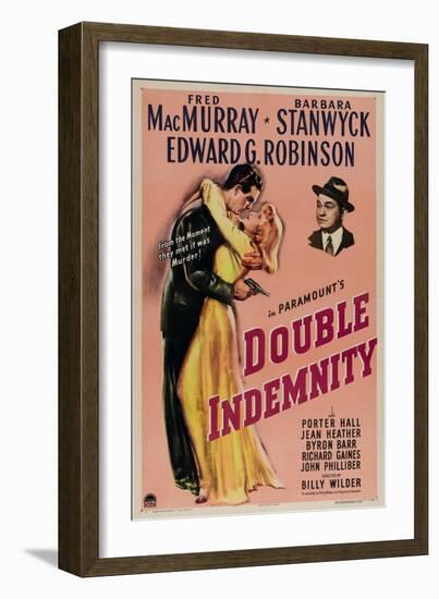 Double Indemnity, 1944, Directed by Billy Wilder-null-Framed Giclee Print