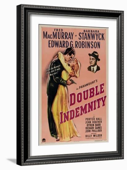 Double Indemnity, 1944, Directed by Billy Wilder-null-Framed Giclee Print