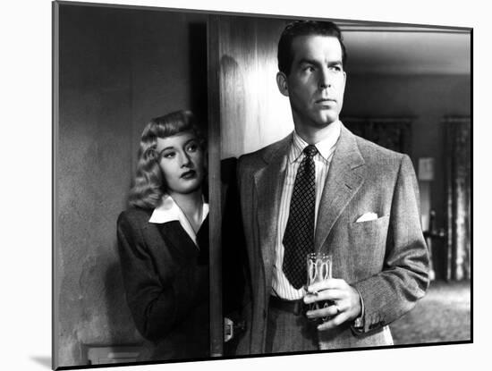 Double Indemnity, Barbara Stanwyck, Fred MacMurray, 1944-null-Mounted Photo