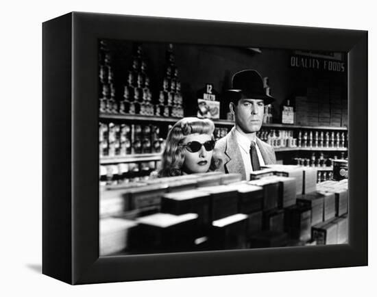 Double Indemnity, Barbara Stanwyck, Fred MacMurray, 1944-null-Framed Stretched Canvas