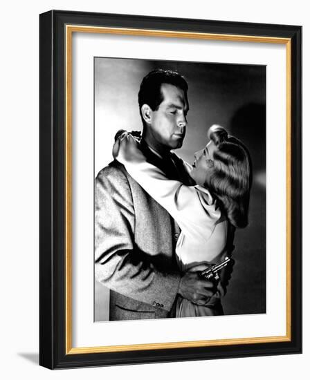 Double Indemnity, Fred MacMurray, Barbara Stanwyck, 1944-null-Framed Photo