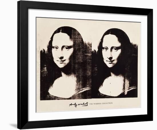 Double Mona Lisa, 1963-Andy Warhol-Framed Art Print