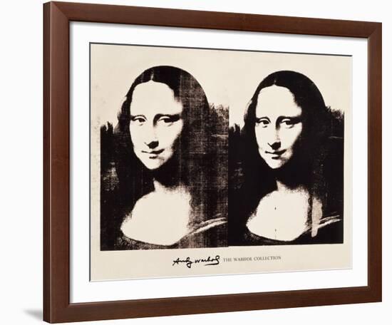 Double Mona Lisa, 1963-Andy Warhol-Framed Art Print