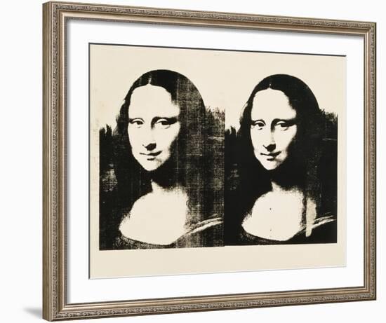 Double Mona Lisa, 1963-Andy Warhol-Framed Art Print