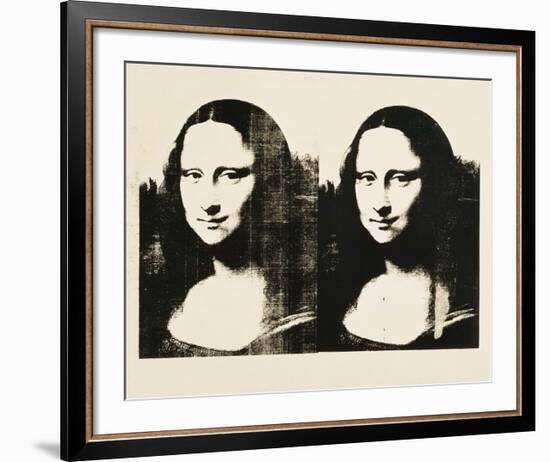 Double Mona Lisa, 1963-Andy Warhol-Framed Art Print