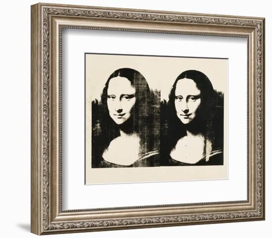 Double Mona Lisa, 1963-Andy Warhol-Framed Art Print