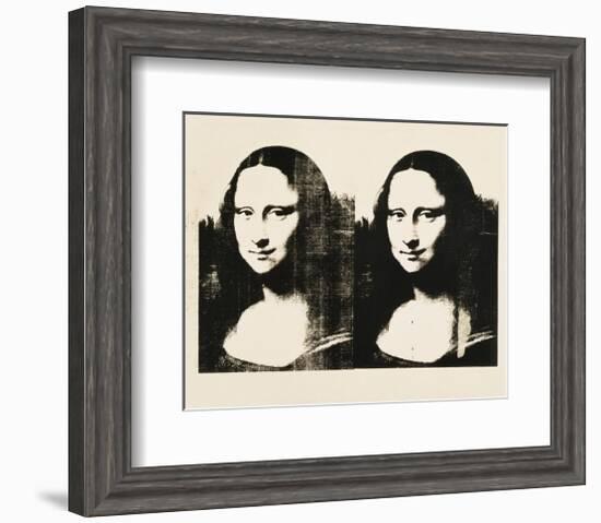 Double Mona Lisa, 1963-Andy Warhol-Framed Art Print