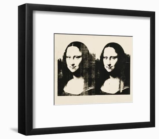 Double Mona Lisa, 1963-Andy Warhol-Framed Art Print