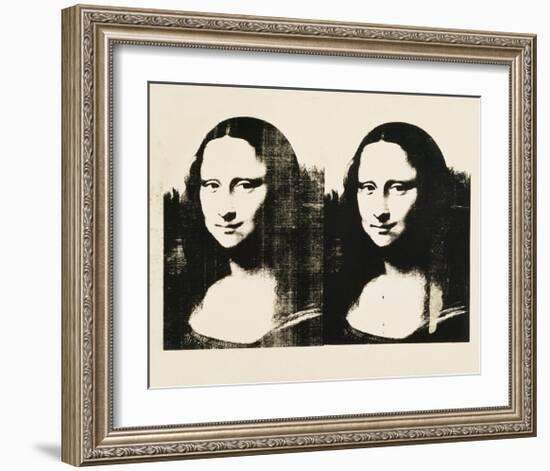 Double Mona Lisa, 1963-Andy Warhol-Framed Art Print