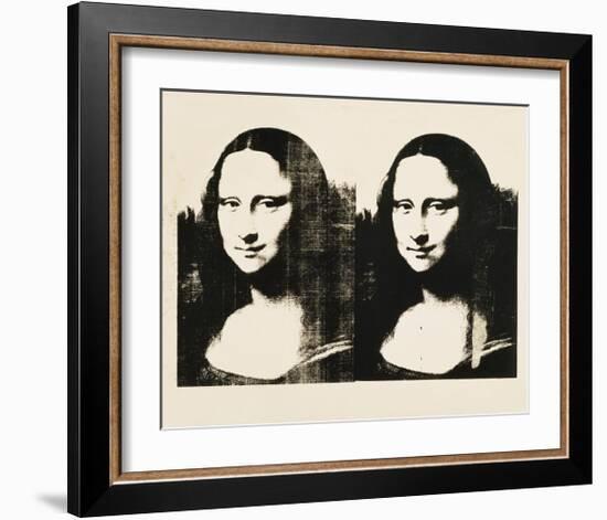 Double Mona Lisa, 1963-Andy Warhol-Framed Art Print