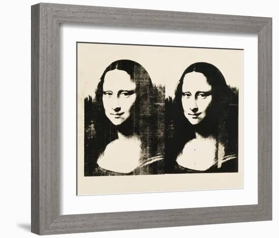 Double Mona Lisa, 1963-Andy Warhol-Framed Art Print