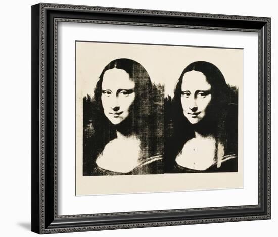 Double Mona Lisa, 1963-Andy Warhol-Framed Art Print