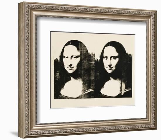 Double Mona Lisa, c.1963-Andy Warhol-Framed Giclee Print