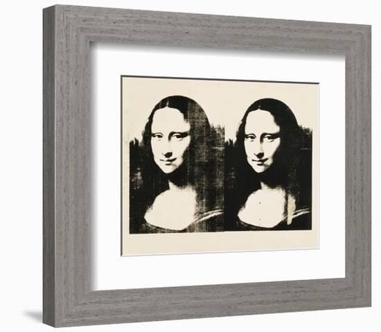 Double Mona Lisa, c.1963-Andy Warhol-Framed Giclee Print