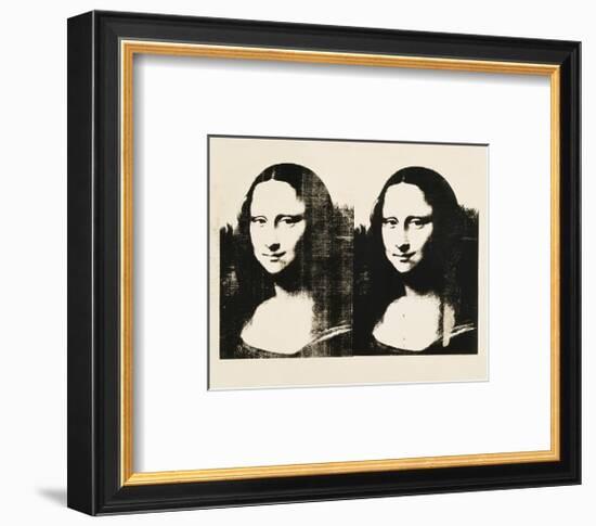 Double Mona Lisa, c.1963-Andy Warhol-Framed Giclee Print