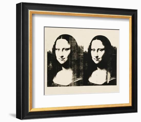 Double Mona Lisa, c.1963-Andy Warhol-Framed Giclee Print