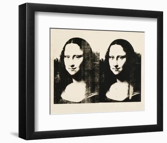 Double Mona Lisa, c.1963-Andy Warhol-Framed Giclee Print