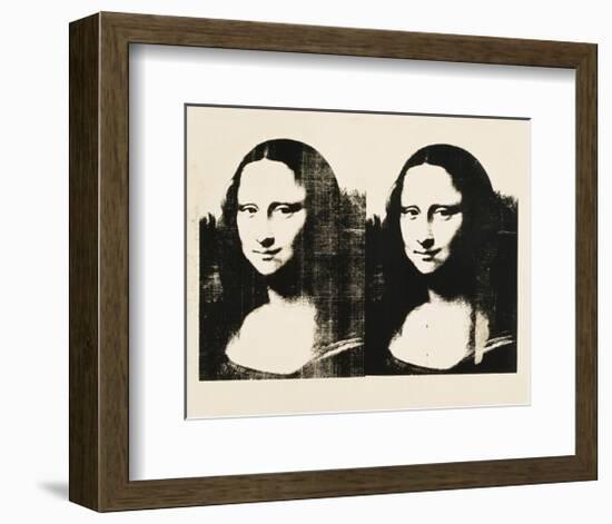 Double Mona Lisa, c.1963-Andy Warhol-Framed Giclee Print