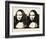 Double Mona Lisa, c.1963-Andy Warhol-Framed Giclee Print