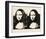 Double Mona Lisa, c.1963-Andy Warhol-Framed Giclee Print