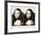 Double Mona Lisa, c.1963-Andy Warhol-Framed Giclee Print